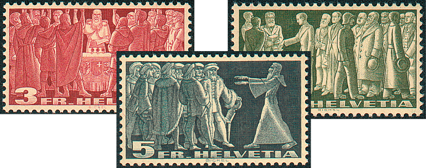 1938-1955, Symbolische Darstellungen