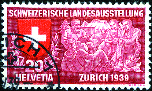 20 Rp. Geistiges Leben, versch. Ätztiefdruck