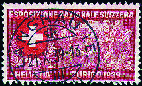 20 Rp. lilarot-zinnober