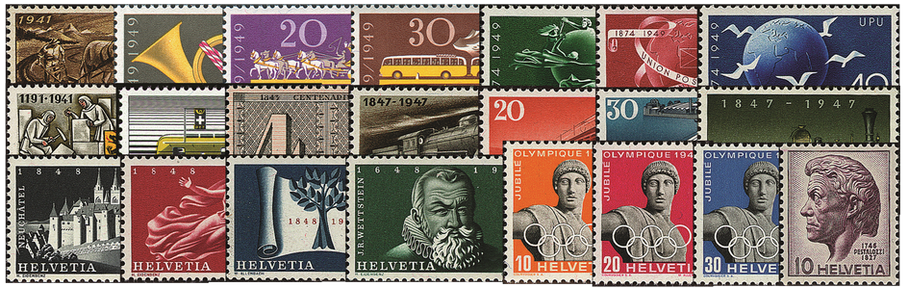1941-1949, Sondermarken