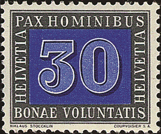 30 Rp. blau-grau
