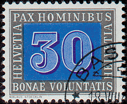30 Rp. blau-grau