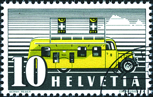 10 Rp. schwarz-gelb