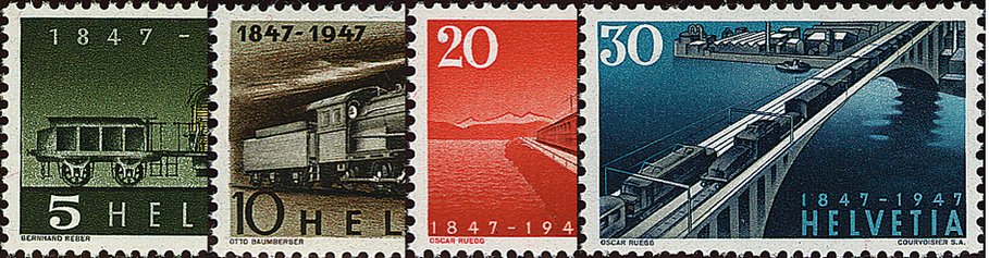 1947, 100 Jahre Schweizer Eisenbahnen