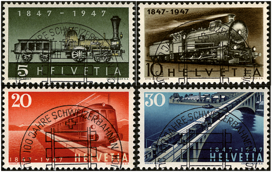 1947, 100 Jahre Schweizer Eisenbahnen
