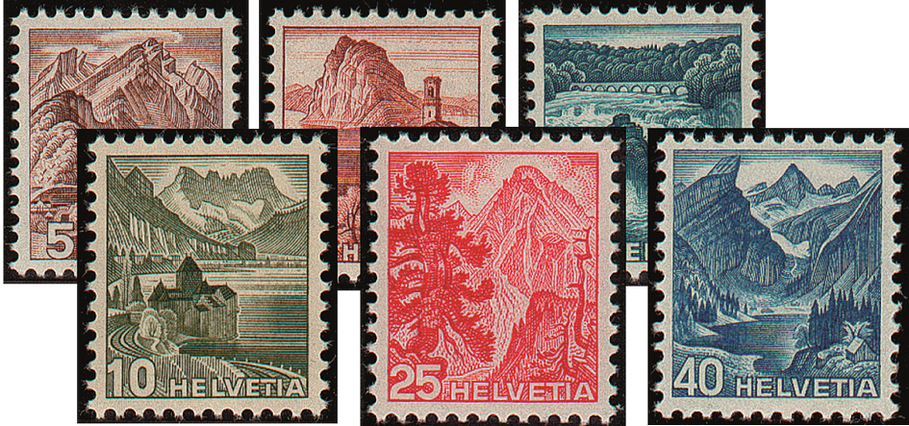 1948, Farbänderungen der Landschaftsbilder und neues Bildmotiv