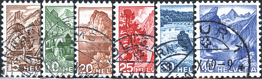 1948, Farbänderungen der Landschaftsbilder und neues Bildmotiv