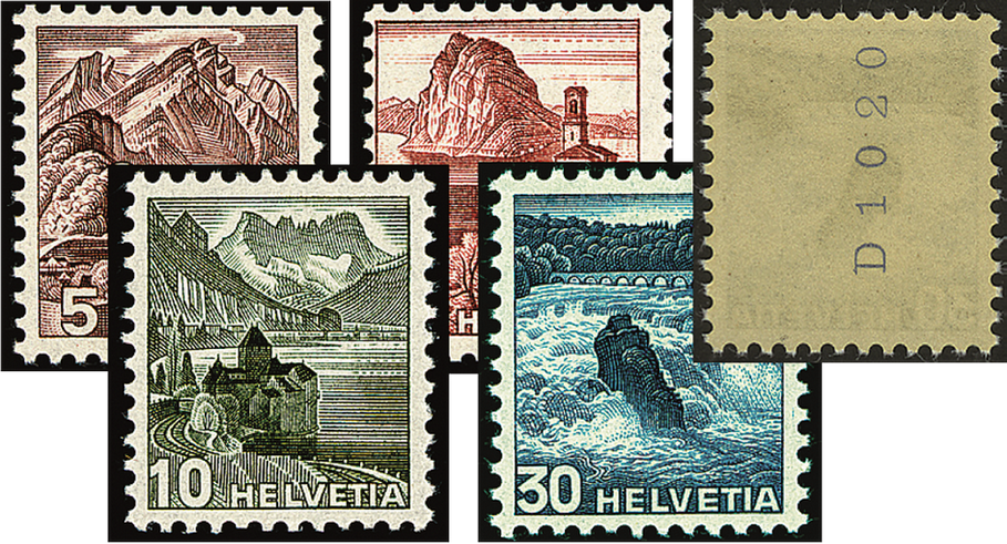 1948, Farbänderungen der Landschaftsbilder und neues Bildmotiv