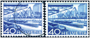 40 Rp. Rheinhafen, "Feiner Strich im Schiff"