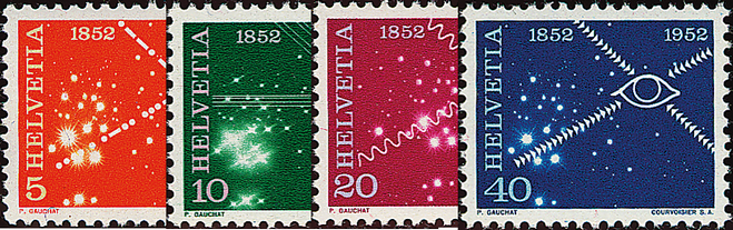 1952, 100 Jahre elektrisches Nachrichtenwesen in der Schweiz