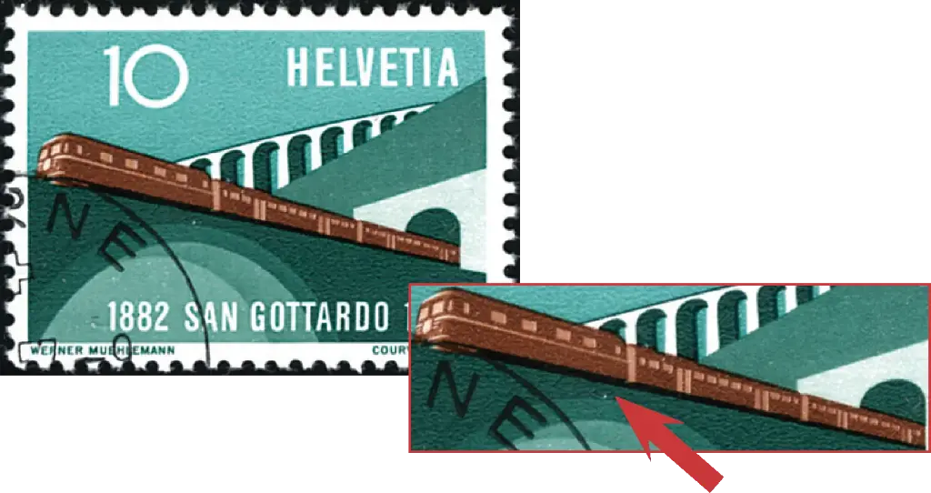 10 Rp. Gotthardbahn
