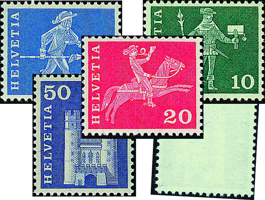 1964, Postgeschichtliche Motive und Baudenkmäler