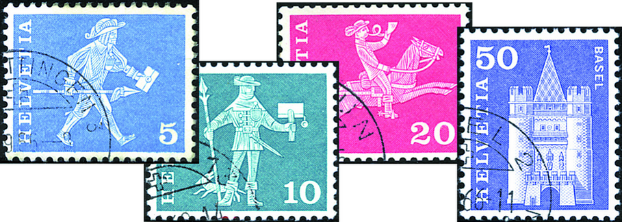 1964, Postgeschichtliche Motive und Baudenkmäler