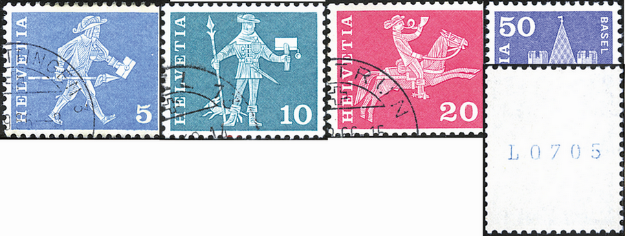 1960-1968, Postgeschichtliche Motive und Baudenkmäler