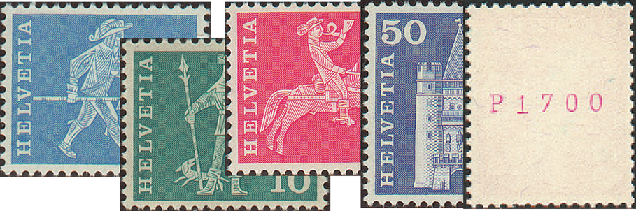 1960-1968, Postgeschichtliche Motive und Baudenkmäler