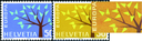 1962, Europa, 30 Rp. Stilisierter Baum mit "Kurzem Ast"