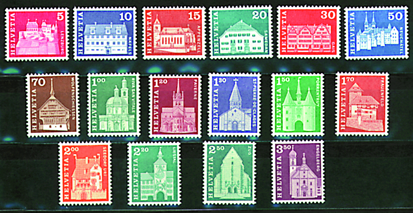 1964-1968, Baudenkmäler, neue Bildmotive