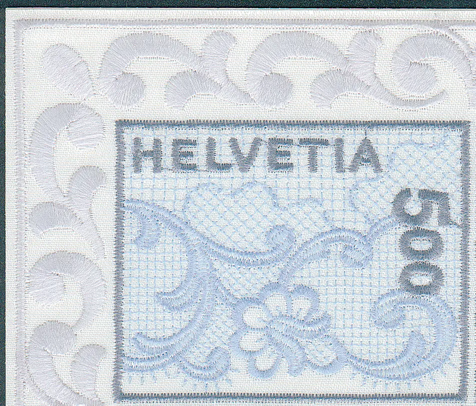 5 Fr. St. Galler Stickerei