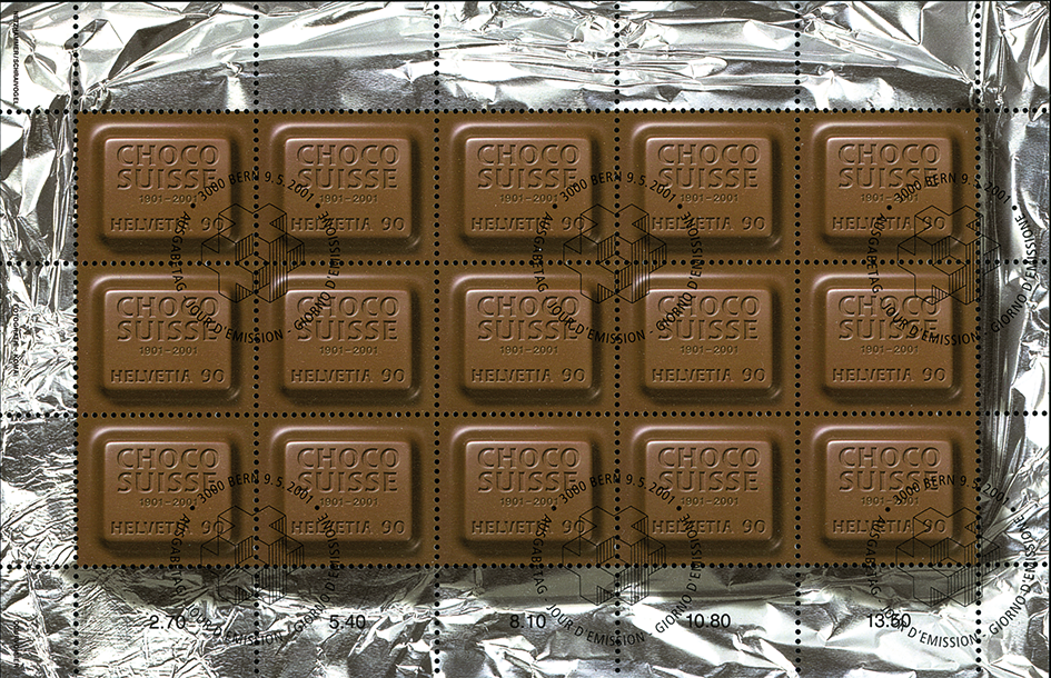 90 Rp. 100 Jahre Choco Suisse, hell
