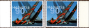 90 Rp. Alinghi - Switzerland, &quot;Weisser statt grauer Zierrand&quot;