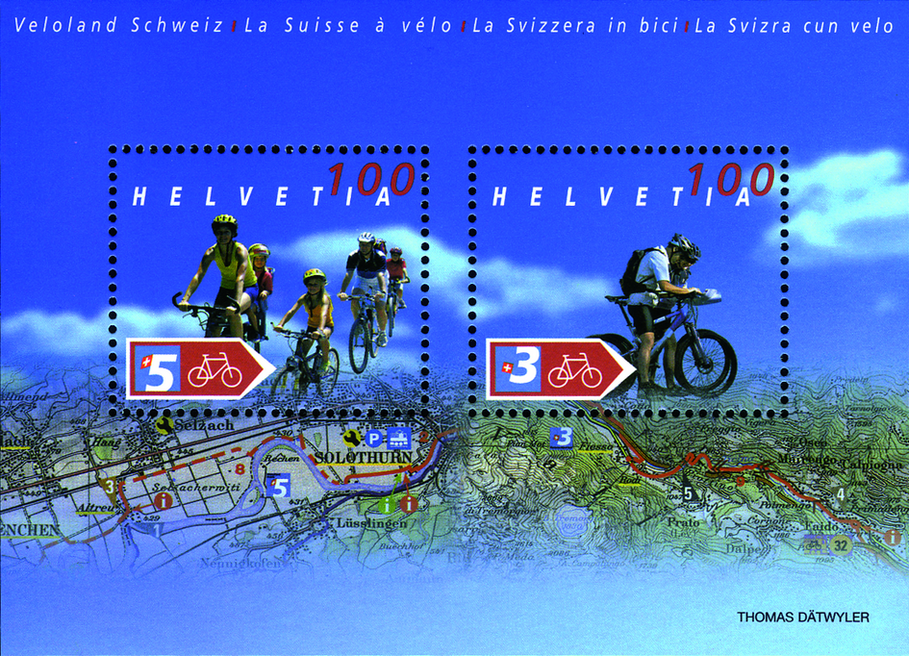 2004, Veloland Schweiz, königsblau