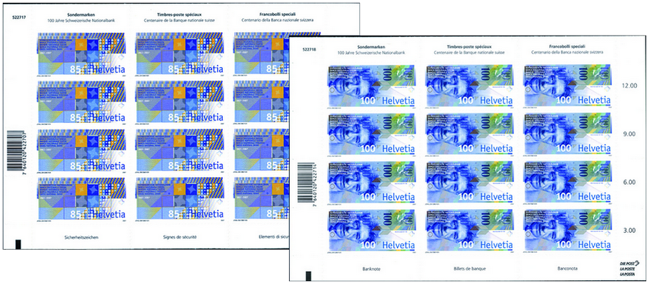 2007, 100 Jahre Schweizerische Nationalbank