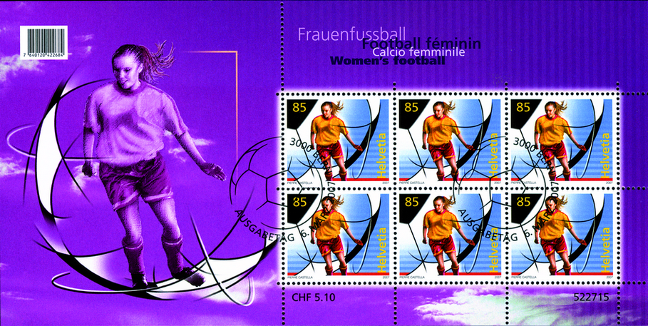 85 Rp. Fussballerin