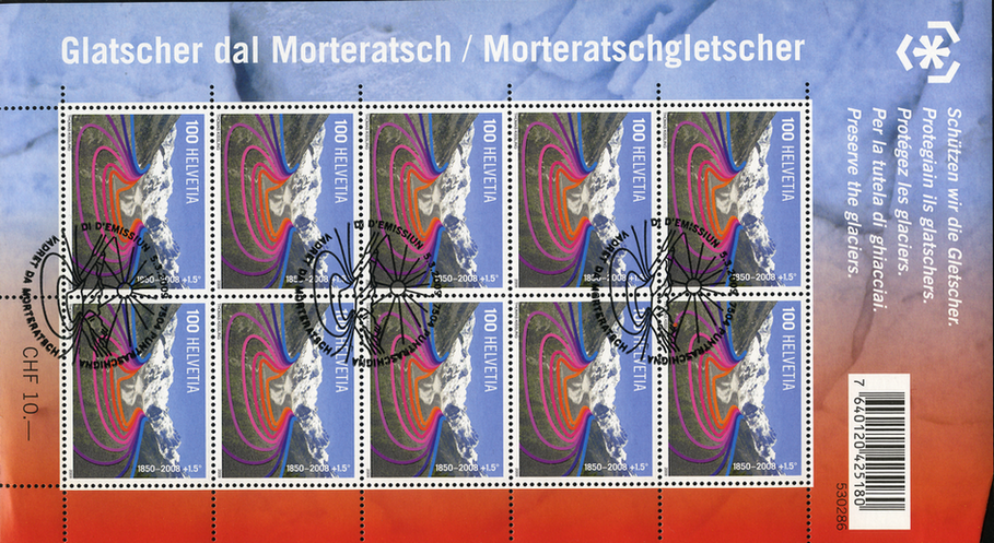 100 Rp. Morteratschgletscher