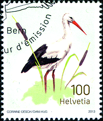 100 Rp. Weissstorch