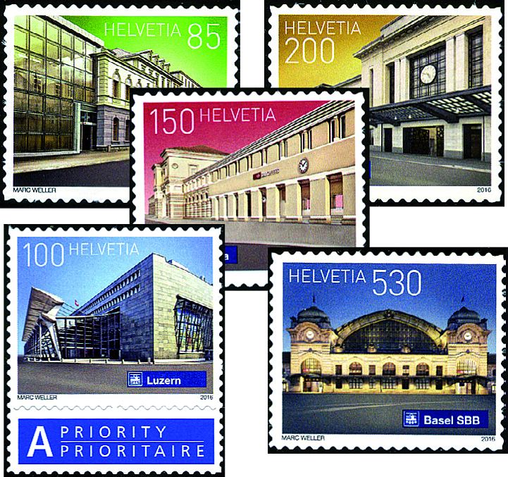 2016, Schweizer Bahnhöfe