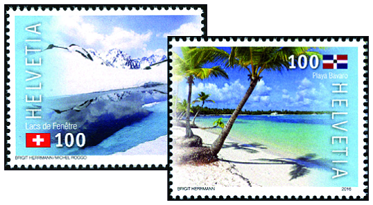 2016, Gemeinschaftsausgabe Schweiz - Dominikanische Republik