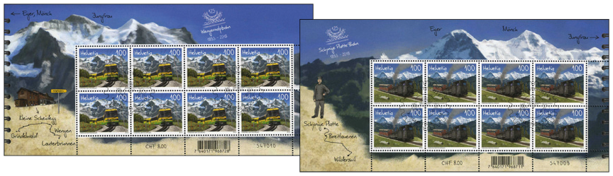 2018, 125 Jahre Schynige Platte-Bahn und Wengernalpbahn