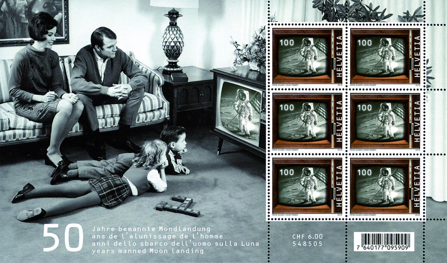 100 Rp. 50 Jahre bemannte Mondlandung