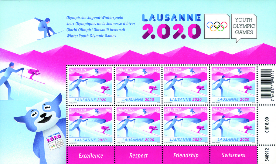 100 Rp. Olympische Jugend-Winterspiele