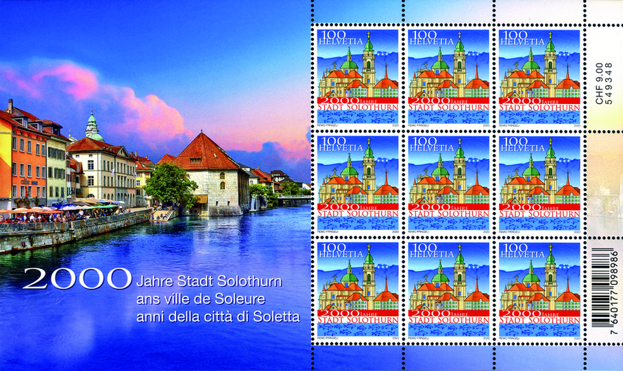 100 Rp. 2000 Jahre Stadt Solothurn