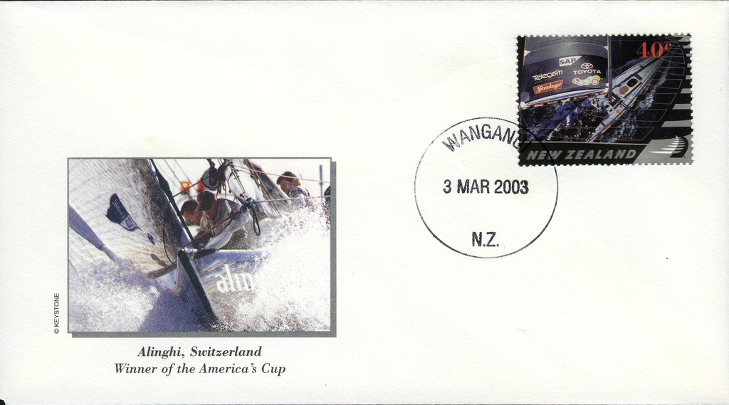 2003, Alinghi, Winner of the America's Cup (NZ)