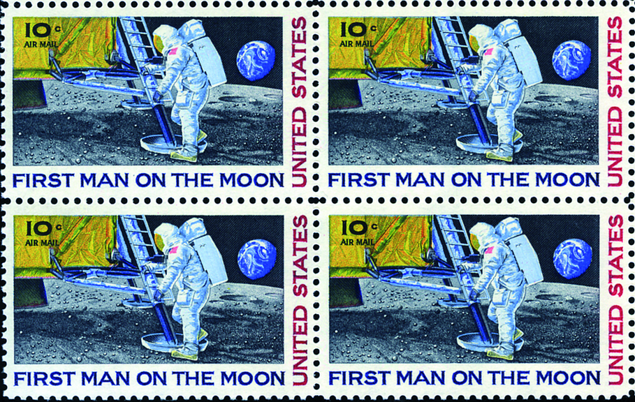 2009, "First man on the moon" aus dem Jahre 1969