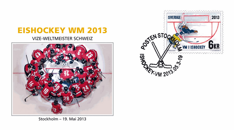 2013, Sonderbeleg "Eishockey WM - Silber"