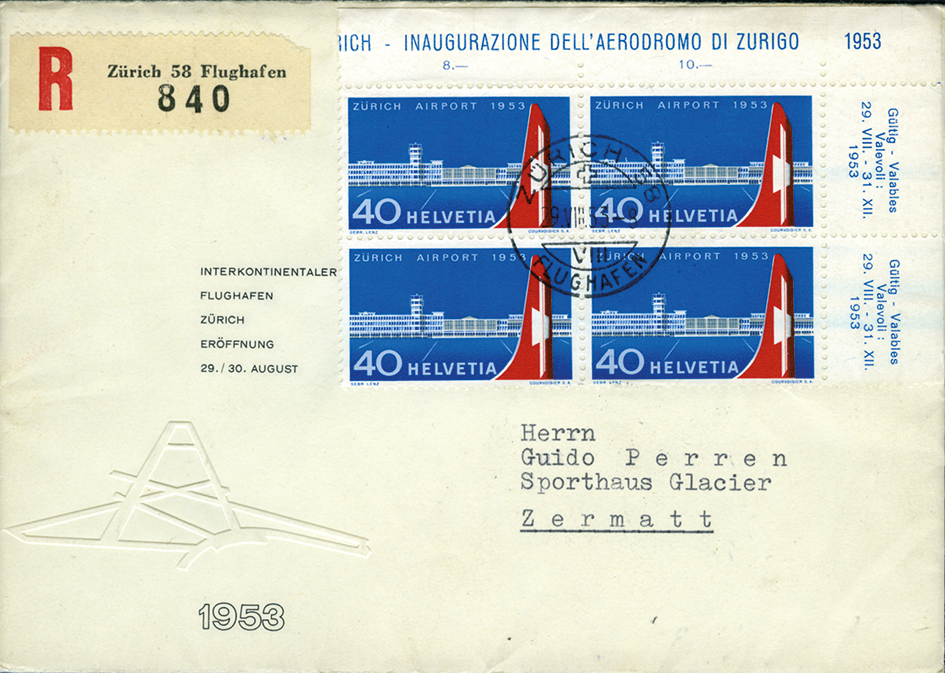 40 Rp. Flughafen Zürich, d