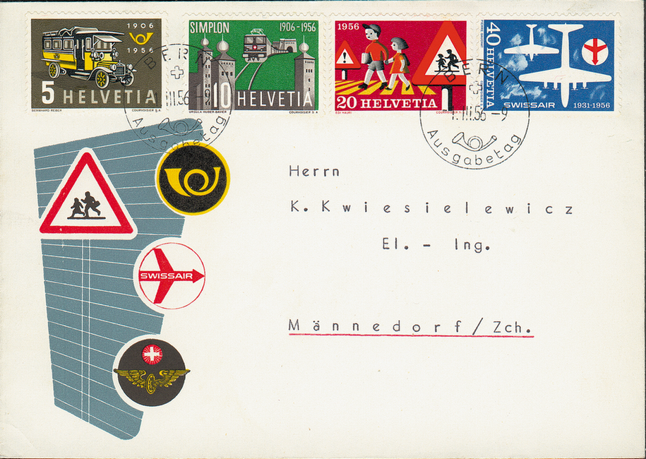 1956, Werbe- und Gedenkmarken, d
