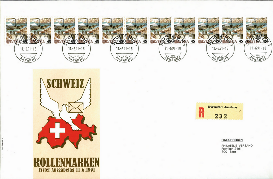 45 Rp. Schiffspost