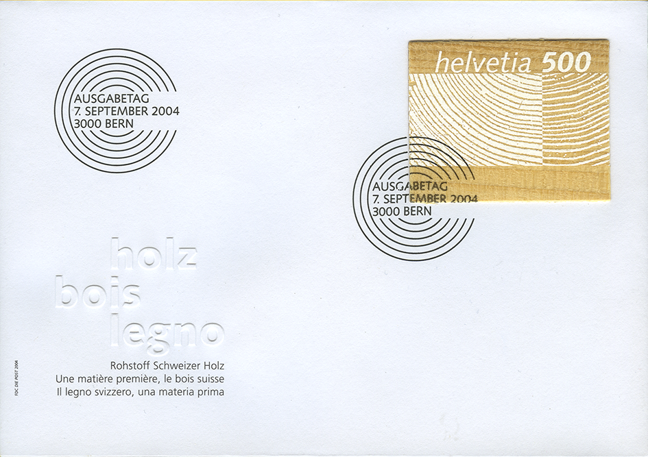 500 Rp. Holzfaserung