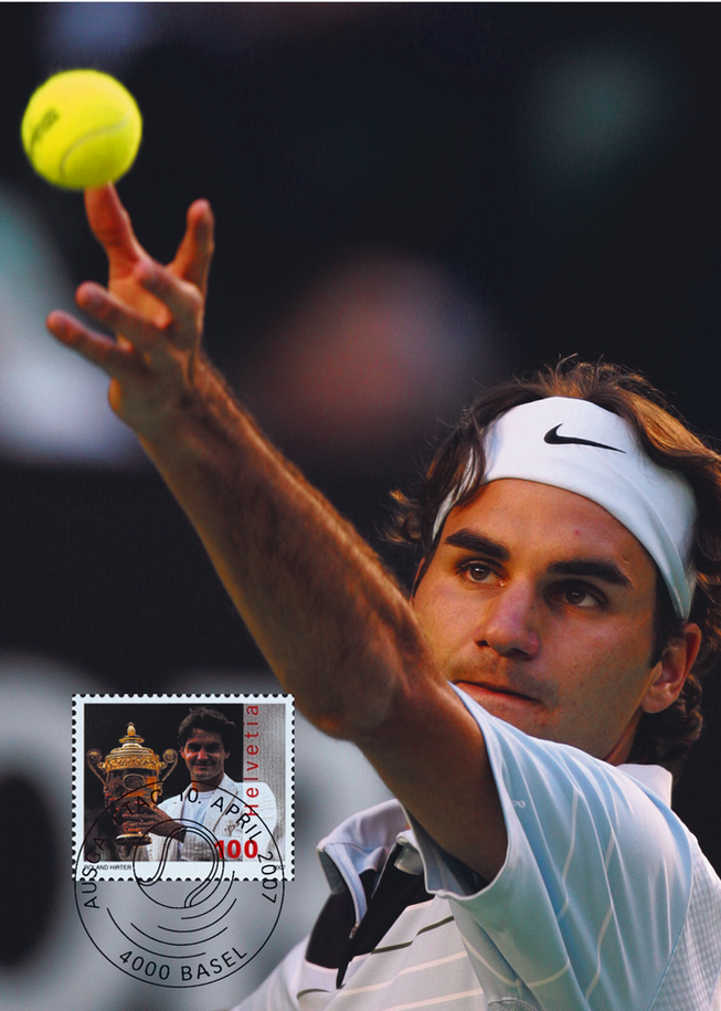 Roger Federer Maximumkarte