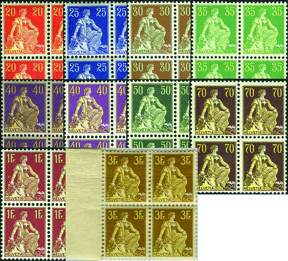 1908, Helvetia mit Schwert