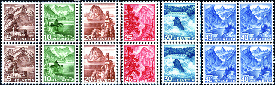 1948, Farbänderung der Landschaftsbilder und neues Bildmotiv