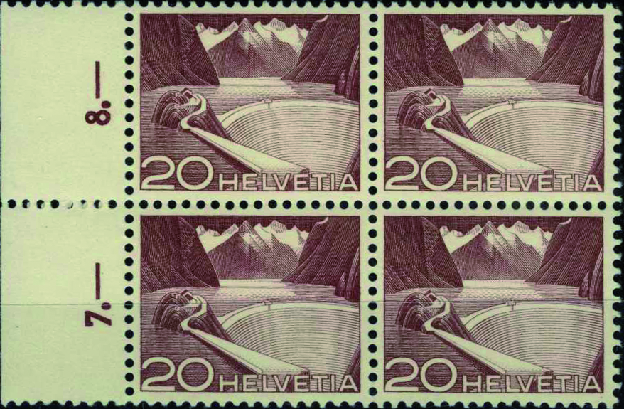 20 Rp. Urtype, bräunlichkarmin