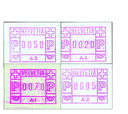 1976, ATM-Typ 1, mit Automatenbezeichnung A1-A4