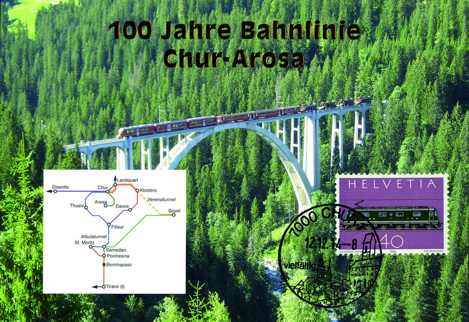 2014, 100 Jahre Bahnlinie Chur-Arosa