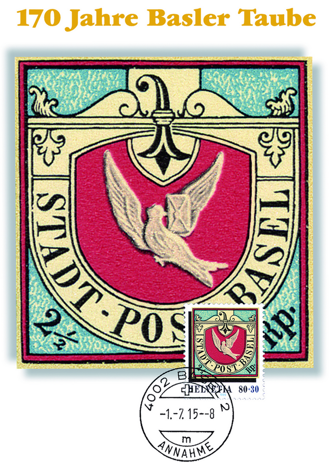 2015, 170 Jahre Basler Taube (Schweiz)
