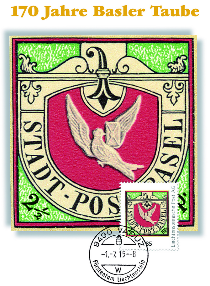 2015, 170 Jahre Basler Taube (FL)